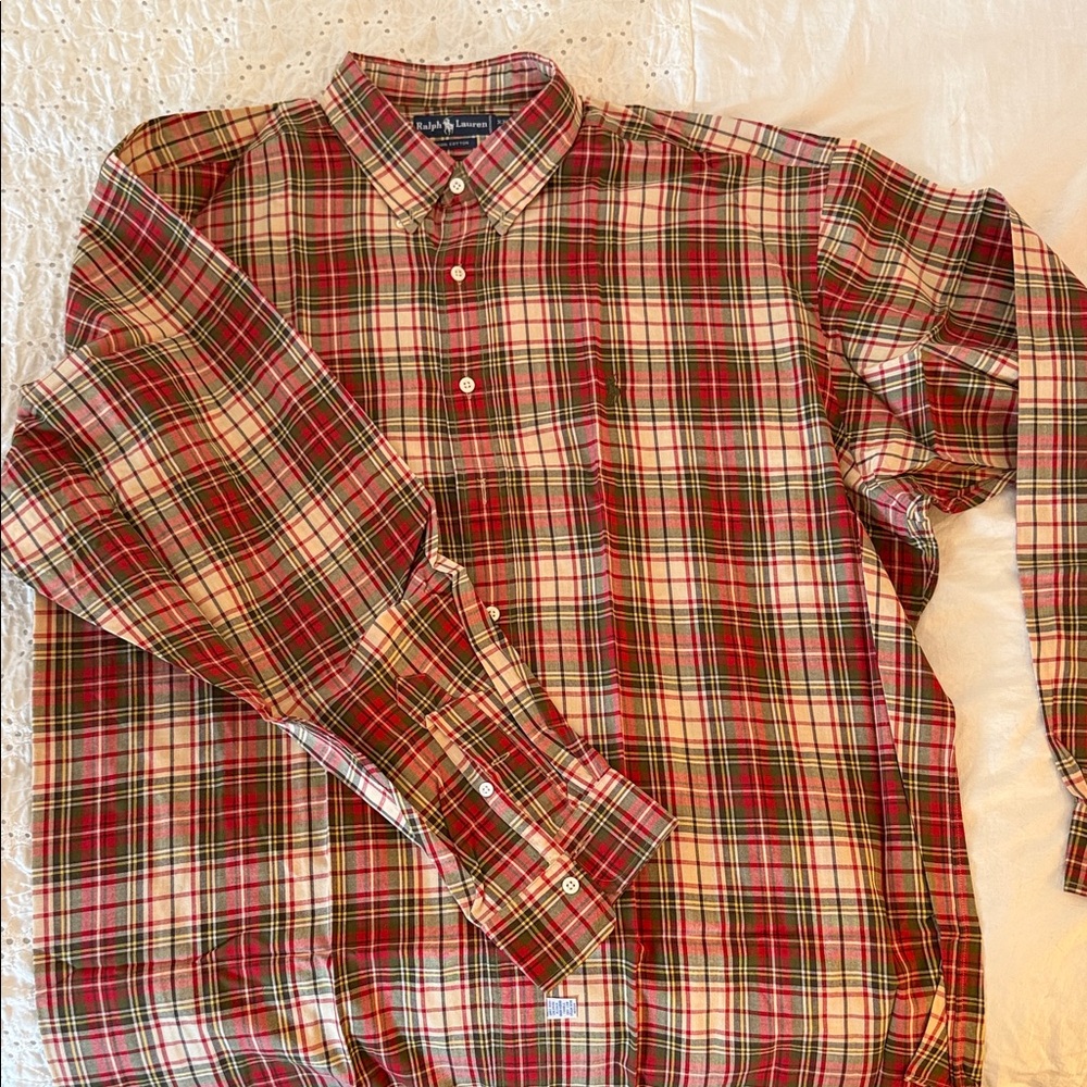 Men’s Ralph Lauren button down cotton shirt